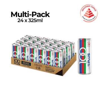 Beverage - 100 Plus Original 325ml (24's) HCS Beverage - 100 Plus Original 325ml (24's) HCS