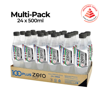 Beverage - 100 Plus Zero 500ml (24's) HCS Beverage - 100 Plus Zero 500ml (24's) HCS