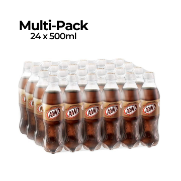 Beverage - A&W Root Beer 500ml (24's) Beverage - A&W Root Beer 500ml (24's)