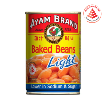 Bean - Baked Beans Less Sodium & Sugar Light Ayam (425g) HCS^