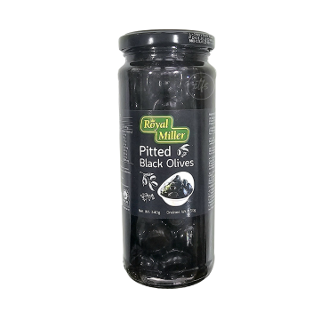 Olives - Black Olives Pitted Royal Miller (340g)