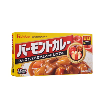 Curry - Japanese Vermont Curry Mild Apple Honey House (12's)