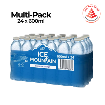Beverages - Mineral Water 600ml Ice Mountain (24's) HCS